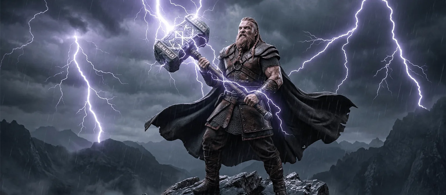 Dramatic lightning scene representing powerful SEO services in Christchurch